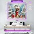 thumbnail image 5 of Merry Christmas German Shepherd Enjoys Woofmas Winter Xmas Holiday Tapestry Alsatian Dog Lover Gifts Wall Hanging Backdrop Home Decor - 02022, 5 of 5