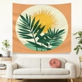 thumbnail image 5 of Durable Boho Decor Bohemian Aesthetic Home Tapestry 51x59 Inch, Moon Decorative Aesthetic Tapestry Muted Tones Palm Leaf Washable College Tapestry, for Bedroom Dorm Home House Deco, 5 of 5