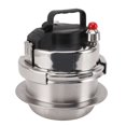 thumbnail image 1 of Mini Outdoor Pressure Cooker, Three Layer Time Saving Portable Fast Heating Stainless Steel Pressure Cooking Pot 100KPa  for Induction Cooktop 0.8L,1.2L,1.6L, 1 of 7