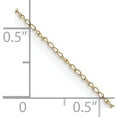 thumbnail image 6 of 14K Yellow Gold .42 mm Carded Curb Chain (24 X 0.42) Made In United States 6cy-24, 6 of 6