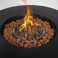 thumbnail image 7 of 30" Propane Gas Fire Pit Table, 50000 BTU Round Steel for Outside Patio, Garden, Courtyard, Black, 7 of 7