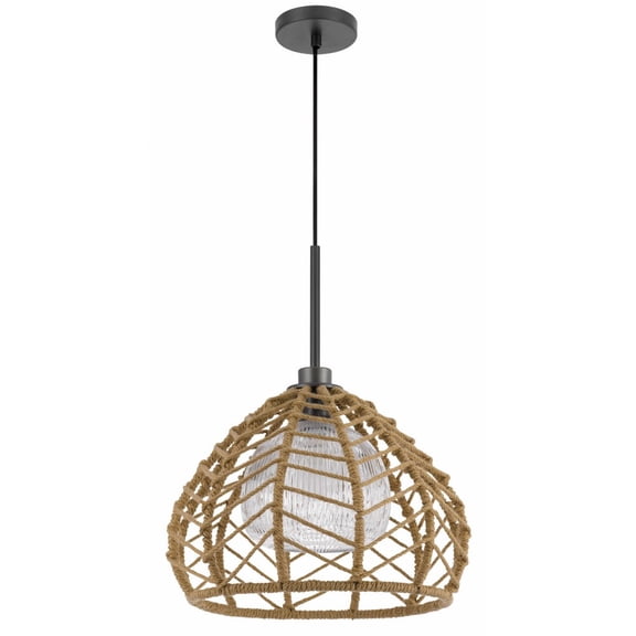 Cal Lighting - Dunn - 1 Light Pendant In Contemporary Style-20.5 Inches Tall and
