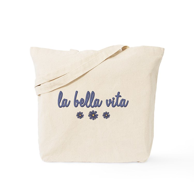 Treat Yo Self Tote Bag - Natural Canvas Reusable Shopping Bag, 2 Sizes (Small 15x15" Or Medium 15x18"x6")