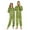W661, variant on joogoo Green Leopard Unisex Adults Onesies Pajamas Jumpsuits L