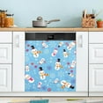 thumbnail image 5 of Coolnut Christmas Snowman Dishwasher Magnet Cover, Kitchen Refrigerator Cover Decal Decorative Washing Machine Door Panel, 23"x 26", 5 of 6