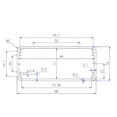 thumbnail image 3 of Aluminum Cooling Case, 38 x 88 x 100mm Electronic DIY Circuit Board Project Instrument Enclosure for Electrical Project Case Electronics Enclosure, 3 of 9