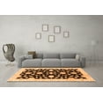 thumbnail image 3 of Ahgly Company Indoor Rectangle Oriental Orange Traditional Area Rugs, 8' x 10', 3 of 4