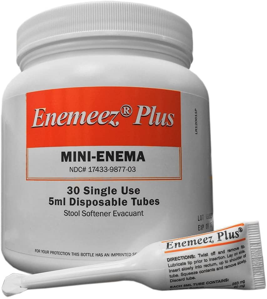 Enemeez Plus Mini Enema with Anesthetic (Replacement For Therevac Plus