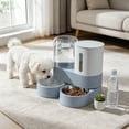 thumbnail image 5 of Automatic Cat Food Dispenser, Plastic Dual Bowl, 2 in 1 Pet Feeder with Water, for Busy Owners and Short Trips, 5 of 6