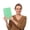 Green, variant on 3 Ring Loose Leaf Binder Folder, Refillable Plastic Organizer 9 x 6.9 x 1.25 Inch, Snap Closure Binder with Press Open Metal Rings for Documents Planner Inserts Notes and Records
