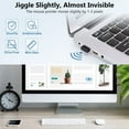 thumbnail image 2 of Zeceouar Mouse Jiggler Undetectable USB Mover NO Software Required Black, 2 of 9