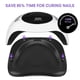 thumbnail image 5 of Uv Led Nail Lamp 120w Gel Nail Polish Uv Light For Nail Dryer Curing Lamp Faster 4 Timer Setting Professional Portable Handle For Fingernail And Toen, 5 of 5
