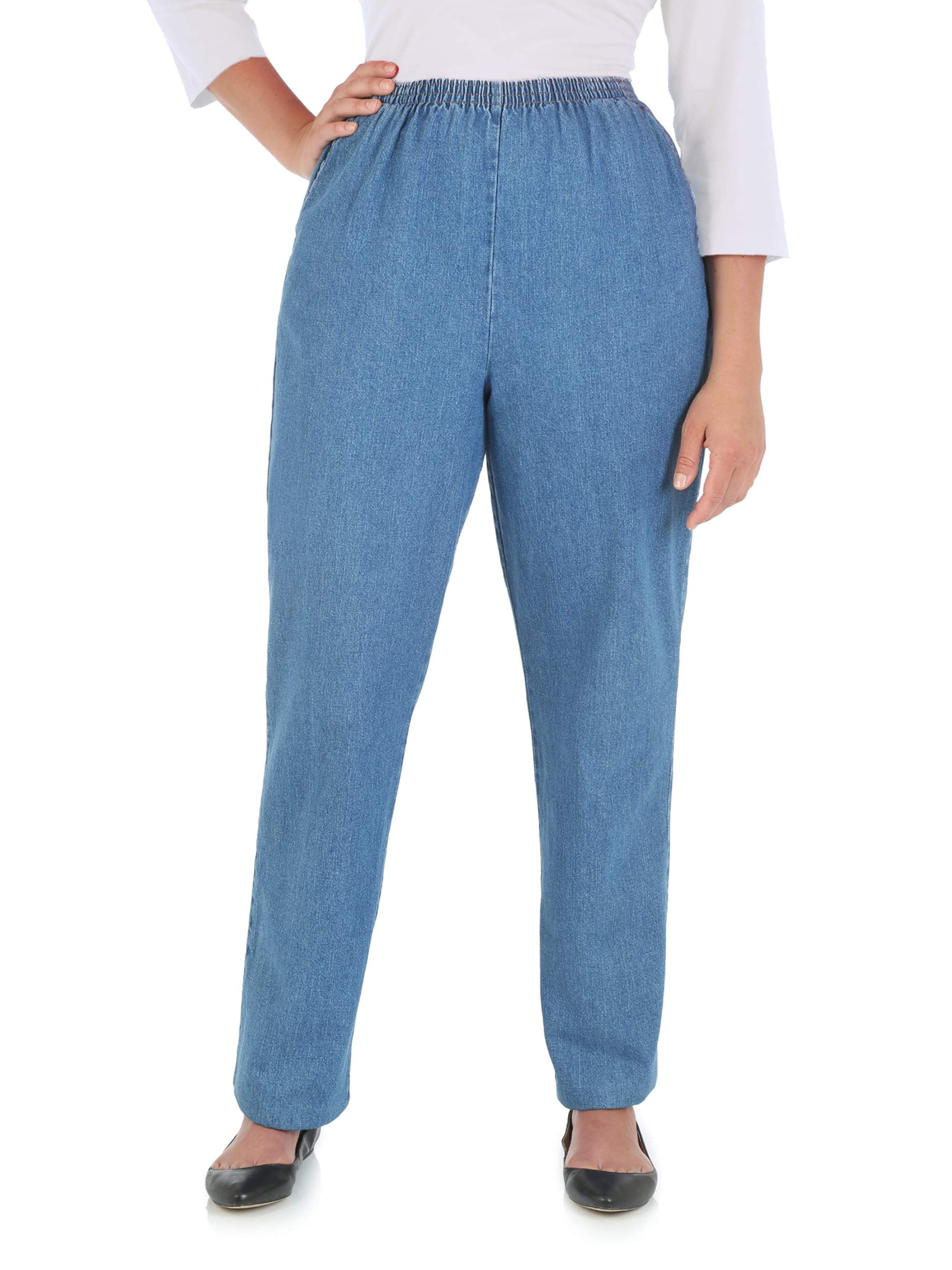 Chic Women's Plus Pull On Jean - Walmart.com