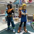 thumbnail image 1 of 24CM Anime Dragon Ball Z Android 17 Figure Android 18 PVC Action Figurine Collectible Doll Model Toys for Kids Christmas Gift2PCS With Box He Qiyong unisex, 1 of 1