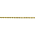 thumbnail image 3 of Auriga Fine Jewelry 10K Yellow Gold 2.25 mm Diamond-cut Rope Chain Necklace for Women 22", 3 of 7