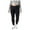 Dark Gray, variant on YDFCWXW Women's Plus Size Jeans Stretch Pull on Jegging Cross Over High Waist Legging Tummy Control Yoga Pants BU2, 4XL