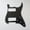Black, variant on For Fit Fender Stratocaster P90 2 Pickup Strat Guitar Pickguard Replacement Parts with Mounting Screws 3 Ply
