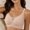 Beige, variant on Riecok Wireless Bras for Women Push Up Soft Breathable Everyday Womens Bralettes Army Green XL