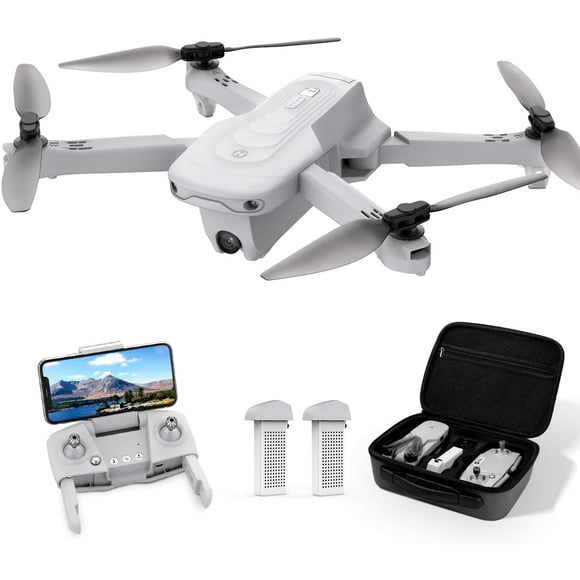 Refurbished Holy Stone HS175 Drone for Adults With 2K Camera GPS Auto Return Home 5GHz FPV, Grey