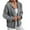 Gray, variant on IROINNID Women's Open Front Jacket Long Sleeve Solid Color Cardigan Outwear, Casual Cardigan Autumn Jacket Blouse