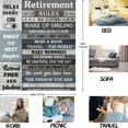 thumbnail image 5 of Police Retirement Gifts, Retirement Gifts for Men Blanket 60"x50", Retired Police Officer Gifts, Police Officer Retirement Gifts, Best Retirement Gifts for Correctional Officer/Cops/Sheriff, 5 of 6