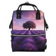 thumbnail image 1 of Easygdp Lavender Field Sunset para Bolsa de Bebé de Gran Capacidad con Múltiples Bolsillos, Bolsa de Pañales para Padres, Bolsa de Viaje Organizada y Elegante, 1 of 6