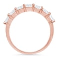 thumbnail image 2 of 1.75 ctw Wedding Band for Women - 18K Rose Gold Moissanite Stackable Eternity Ring, 2 of 5