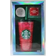 Starbucks Red Cold Cup with Cold Brew and Cookie