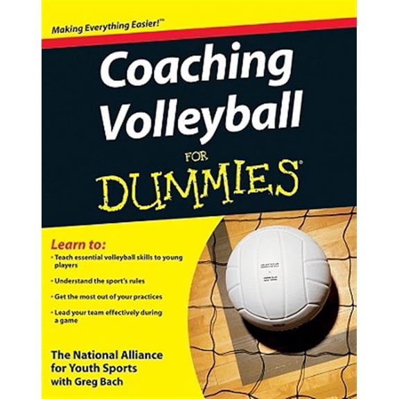 Pre-Owned Coaching Volleyball for Dummies (Paperback) 0470464690 9780470464694