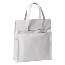 Back to College Yxwen File Folder Tote Bag with Handle Portable Document Organizer Box for Letter Size File Folder Folding File Case for Home Black