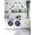 thumbnail image 3 of Blue Watercolor Seabirds Kitchen Valances for Windows Tropical Beach Animal Valance Curtains&nbsp; for Kitchen /Living Room/Bedroom/ Bathroom Decor, 42"x12 " ,Rod Pocket 1 Panel, White, 3 of 7