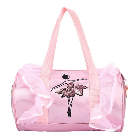 Greensen Girls Ballet Dancing Handbag Child Ballerina Kids Ballet Sequined Dance Shoulder Bag, Ballet Bag, Dance Duffle Bag