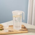 thumbnail image 5 of sruoe Pitchers for Beverages, Pitcher with Lid, Large Capacity Kettle, Juice Pitcher, Handle Water Pitcher for Iced Tea Coffee, Juice Jug, Dishwasher Safe Cold Water Pot, Lemonade, Plastic, 5 of 7