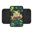 thumbnail image 2 of Yuyamidu Funny Frog Car Center Console Cover with Storage Pockets Cute Car Arm Rest Cushion Pad Car Interior Accessories Green Auto Armrest Cover Pad, 2 of 7