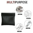 thumbnail image 4 of Monedero de cuero exprimido para hombres y mujeres, Clip de bolsillo para cambio, Mini billetera para cambio de mano, 4 of 5