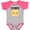 Baseball Heather and Hot Pink, variant on Inktastic Waffle Lover I Love Waffles Boys or Girls Baby Bodysuit