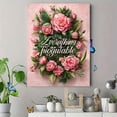thumbnail image 4 of UXIEQU Floral Typography Artwork Canvas Wall Art Print 15.75x11.81 Inches, 4 of 8