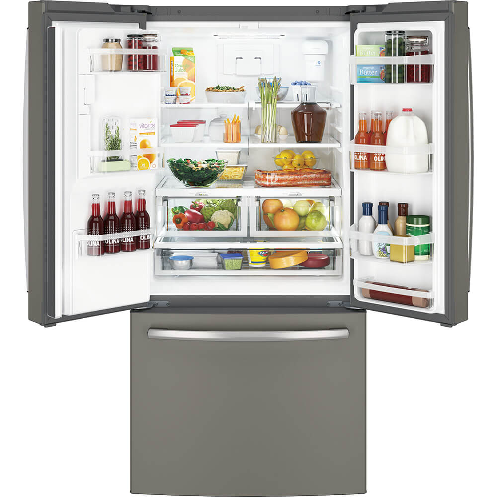 GE Appliances GFE24JMKES Slate Series 33 Inch French Door Refrigerator Slate - image 2 of 4