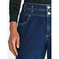 thumbnail image 4 of Madden NYC Women's Stacked Waist Relaxed Jean, 31" Inseam, Sizes XXS-XXL, 4 of 5