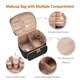 thumbnail image 4 of Bolsa de maquillaje de viaje TBTOTRA con organizador de joyas negra, 4 of 8