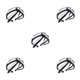 thumbnail image 2 of Minnieouse Banda para el cabello Pearl Twist Knot Diadema Estilo elegante Hairbands Pearls Wrap Multicolor Ajustable Diademas estrechas Negro Negro 5Conjunto, 2 of 6