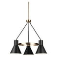 thumbnail image 2 of Three Light Chandelier by Generation Lighting - Seagull 3141303EN-848 in Bronze Finish, 2 of 2
