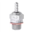 thumbnail image 3 of 2Pcs Glow Plugs Hot Spark Engine Accessories for Nitro Truck Replace OS RC Car 70117 N3, 3 of 5