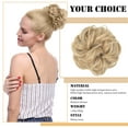 thumbnail image 3 of Seitruly Extensiones de pelo rizado de 2 piezas, extensiones de cabello de fibra resistentes al calor de amplias aplicaciones Cuidado del cabello, 3 of 6