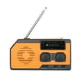 thumbnail image 1 of funtasica Emergency Flashlight Solar Alarm Portable Charger Charging Light Reading Lamp AM FM, 1 of 9