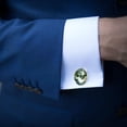 thumbnail image 4 of Swan Formal Attire Stainless Steel Cufflink Set and Shirt Clip - for Dress Shirts, 4 of 6