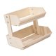 thumbnail image 1 of Cesta de almacenamiento de frutas y verduras, soporte para cuenco de frutas, cesta de almacenamiento de 2 niveles, frutero para comedor, fiesta de Madera, 1 of 9