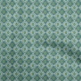 thumbnail image 1 of oneOone Cotton Cambric Teal Green Fabric Abstract Traditional Dress Material Fabric Print Fabric By The Yard 56 Inch Wide, 1 of 6