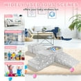 thumbnail image 3 of 2 In 1 Ball Pit for Toddlers 5 Piece, Foam Climbing Blocks Toys for Toddlers 1-3 Inside, Soft Play Baby Ball Pit Toys, Glow in The Dark Toddler Couch, Gray, 3 of 8