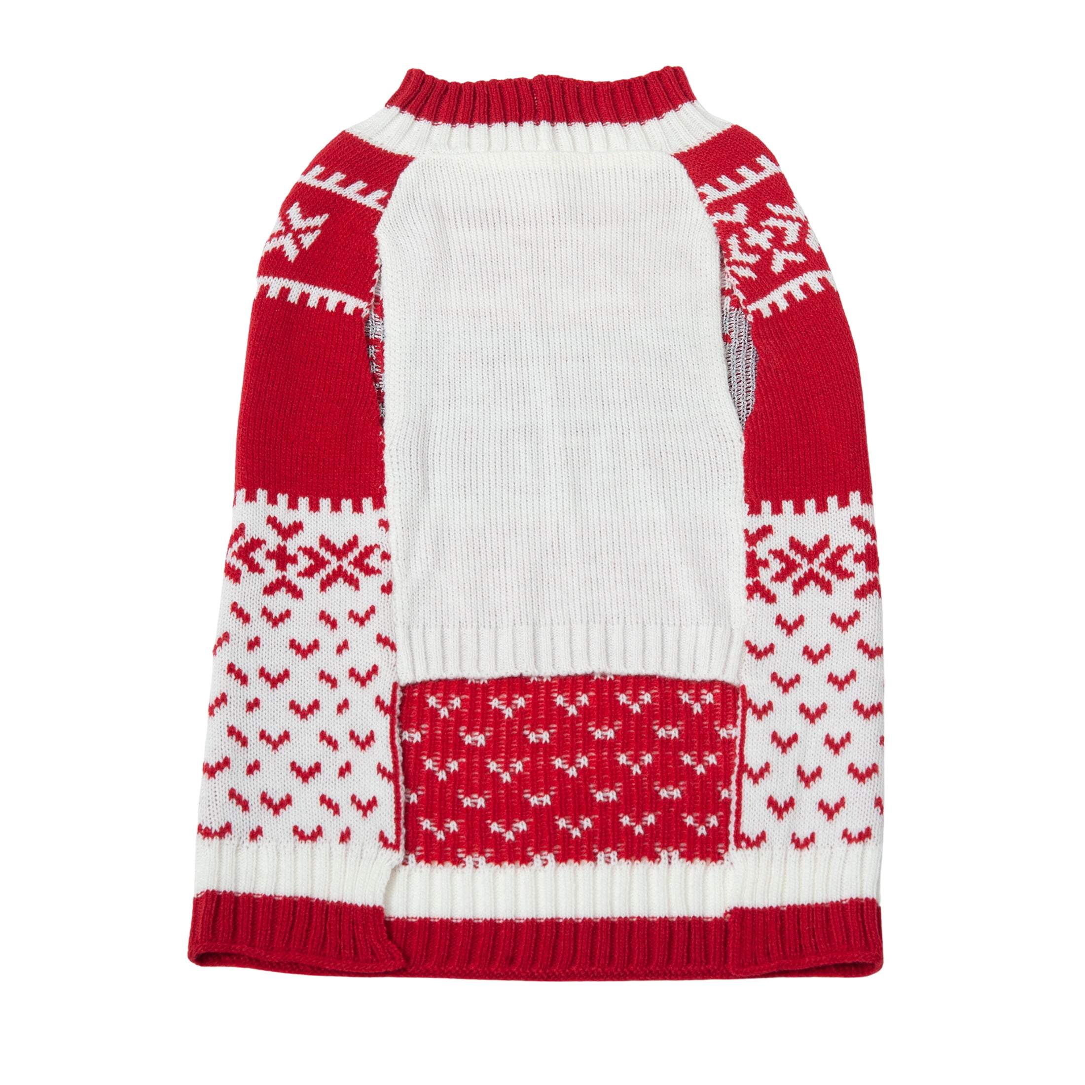 Vibrant Life Holiday Dog and Cat Clothes Red Merry & Bright Sweater, Extra Small